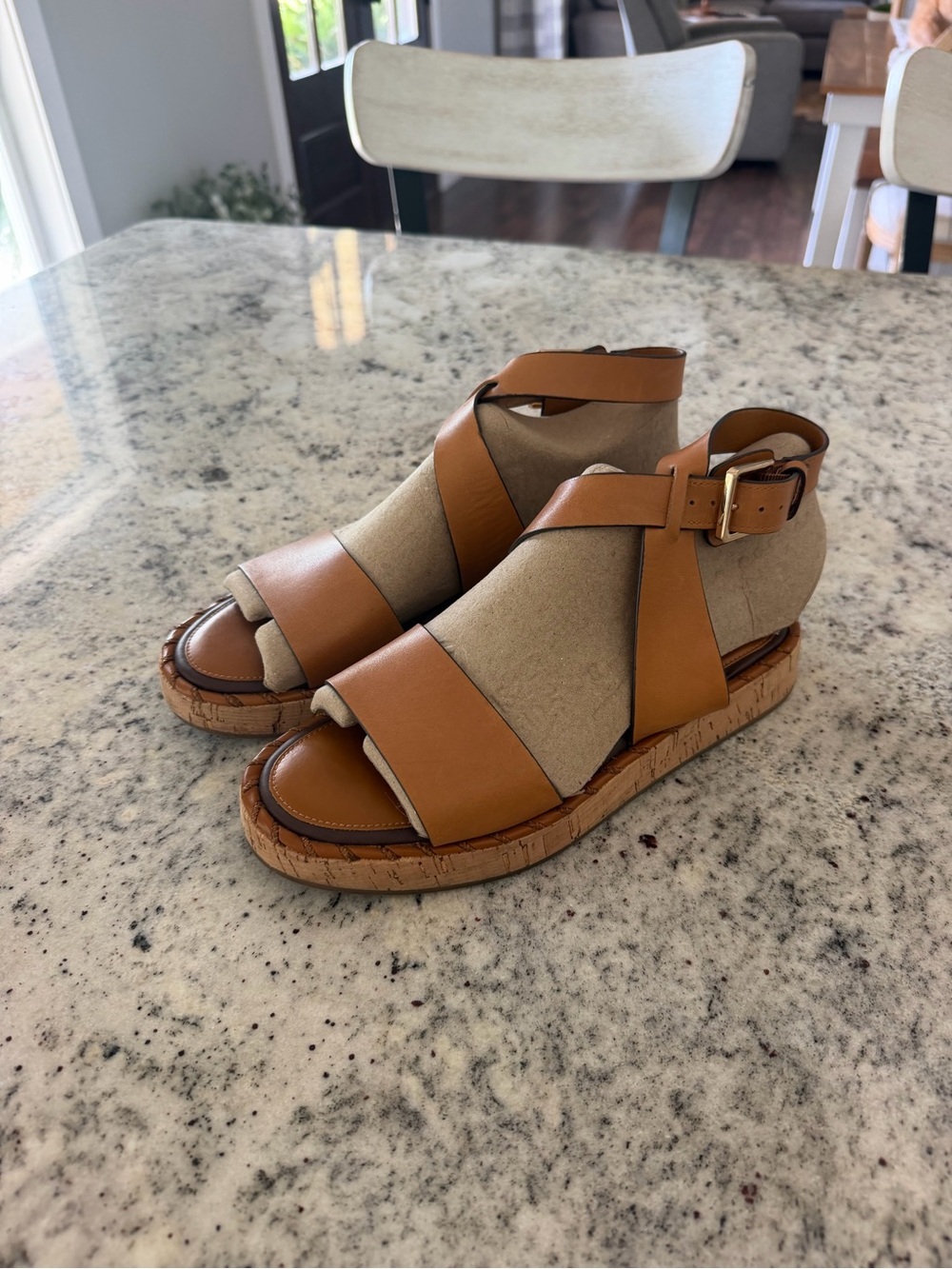 Franco Sarto Zarlo leather sandals - Picture 2 of 7